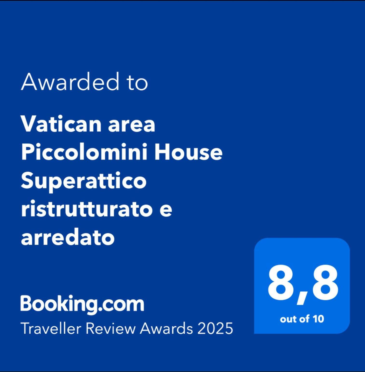 Vatican Area Piccolomini House Superattico Ristrutturato E Arredato Róma Kültér fotó